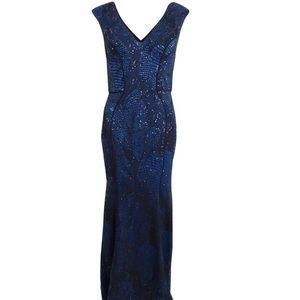 💙🖤💃🏼Xscape Blue Black Women’s Gown